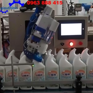 Máy chiết rót hóa chất 2 vòi