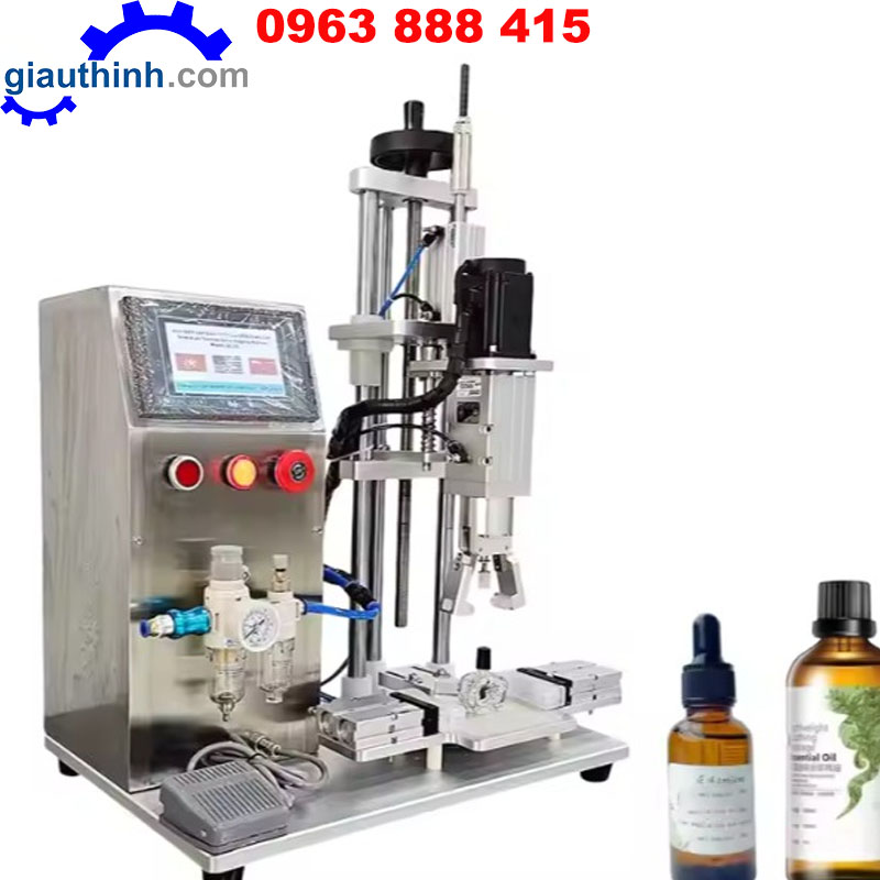 Máy đóng nắp chai bán tự động