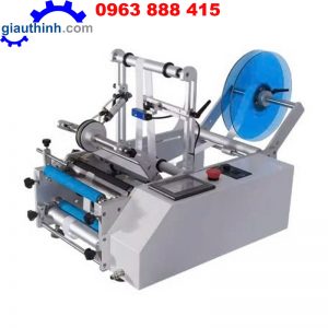 Máy dán nhãn decal chai tròn