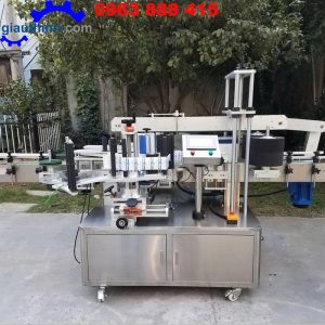 Máy dán nhãn chai dẹp