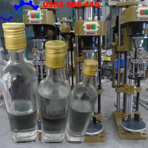 Máy đóng nắp chai bán tự động