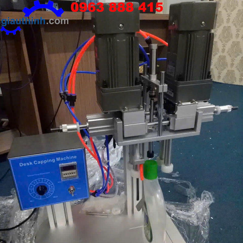 Máy đóng nắp chai 2 motor