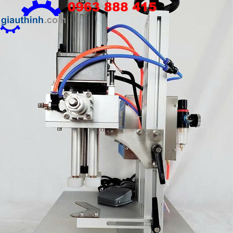 Máy siểt nắp chai 2 motor