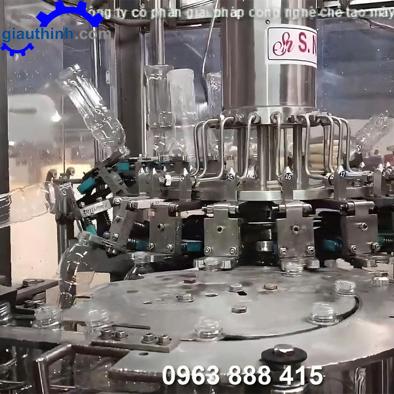 Máy chiết rót 3 trong 1