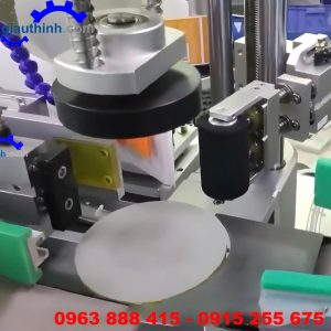 Máy dán nhãn decal chai lọ
