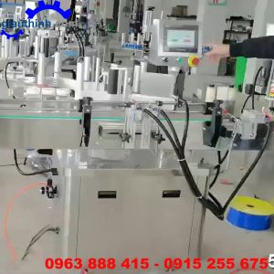 Máy dán nhãn chai 3 mặt